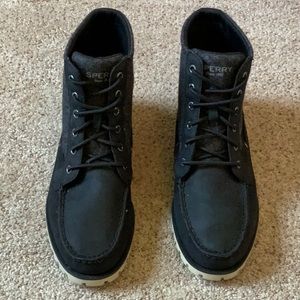 Mens top-sider suede sperry boots